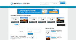 Desktop Screenshot of outletmalldirectory.com